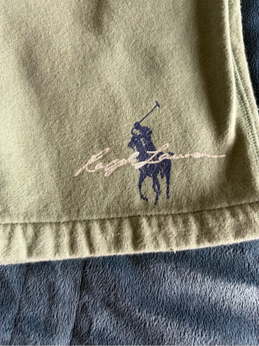 Ralph Lauren Kid's Pony Fleece Shorts — Light Green